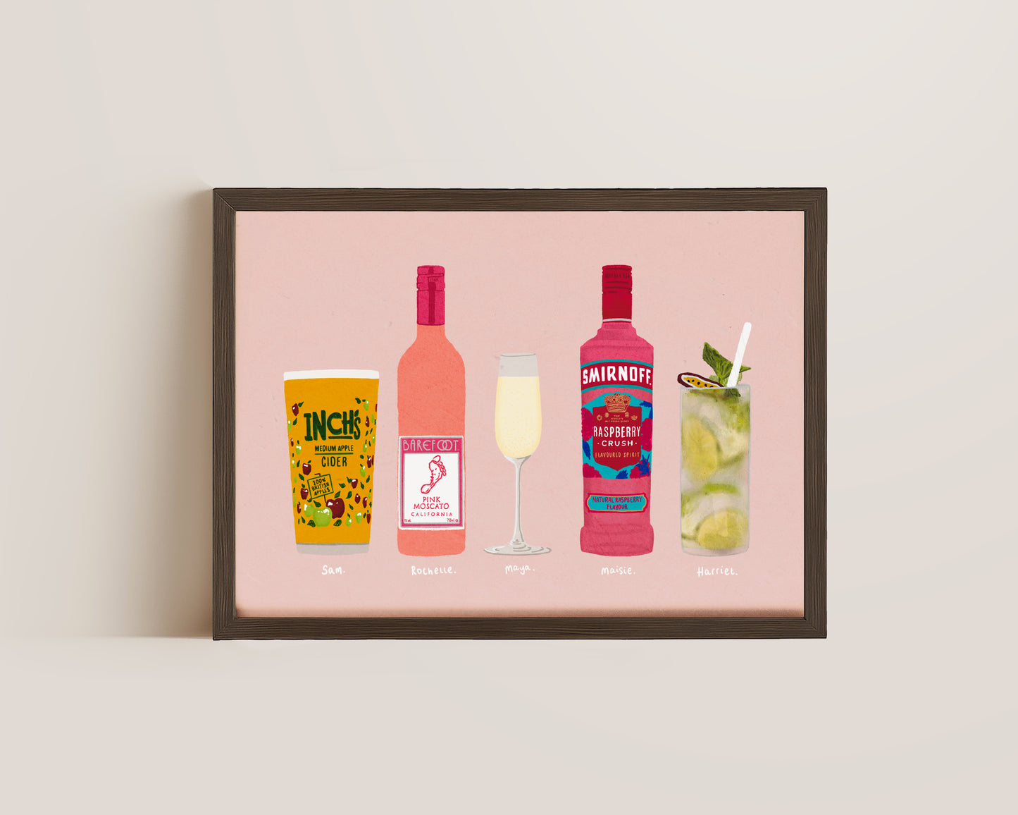 Five Drink Print