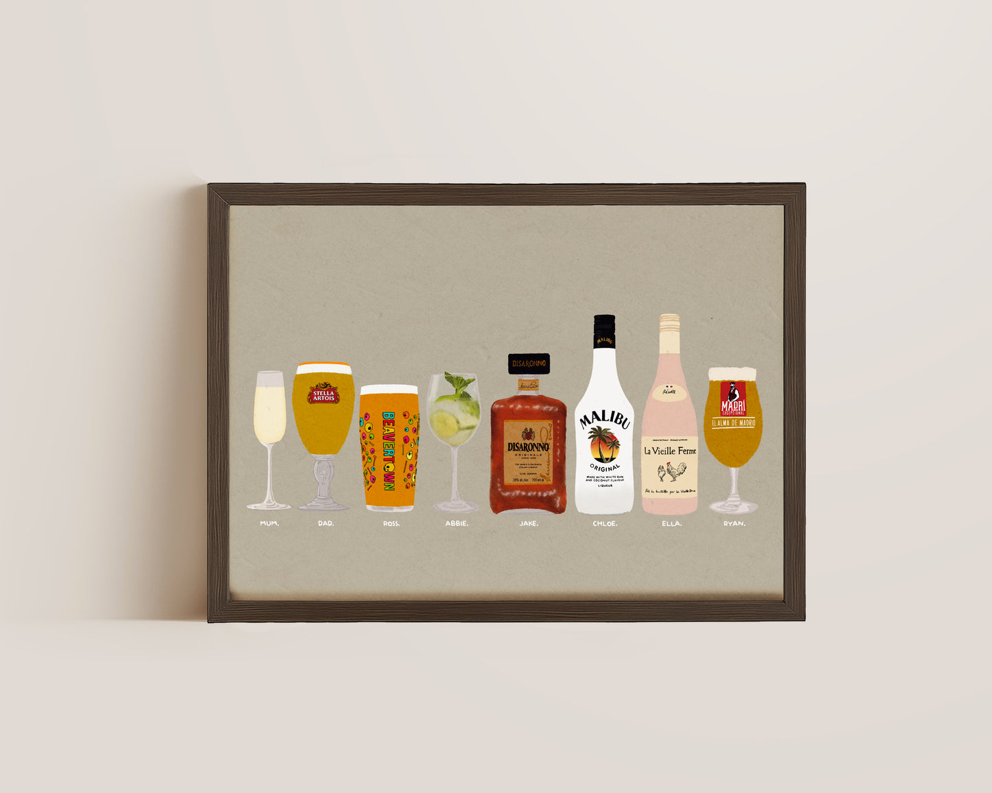 Eight Drink Print