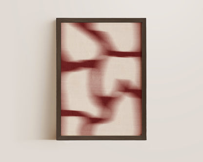 Red Tiles Print
