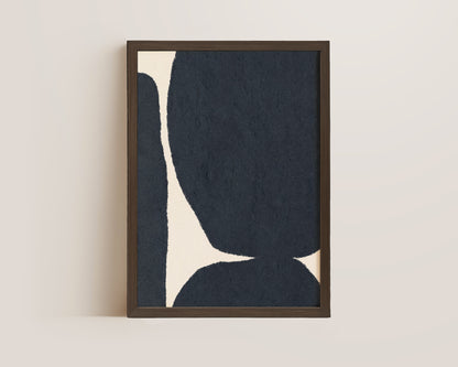 Blue Shapes Print