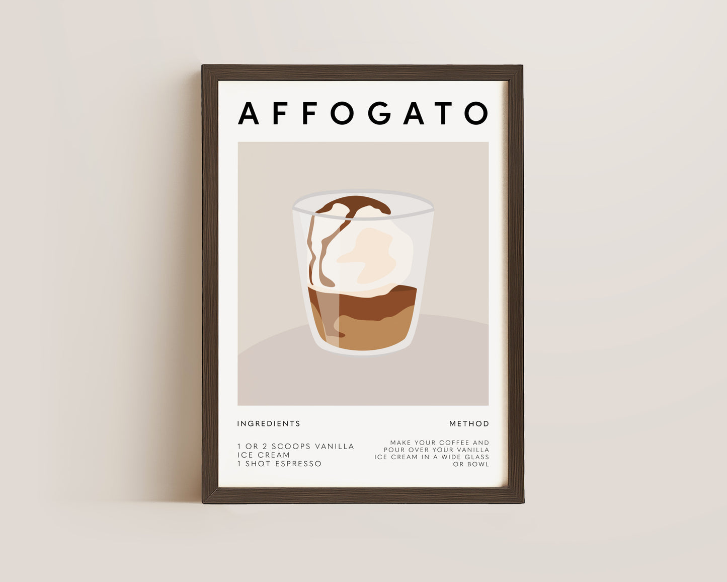 Affogato Coffee Recipe Print