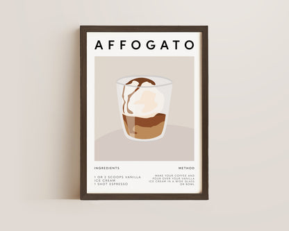 Affogato Coffee Recipe Print