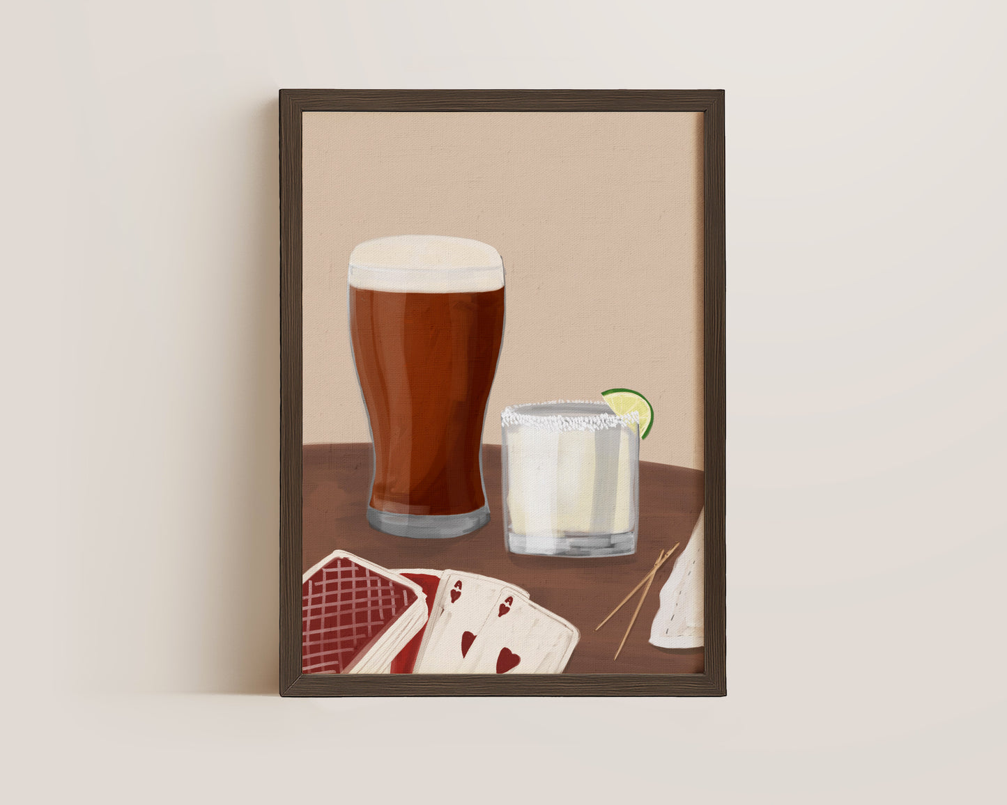 Ale & Margarita Date Night Print