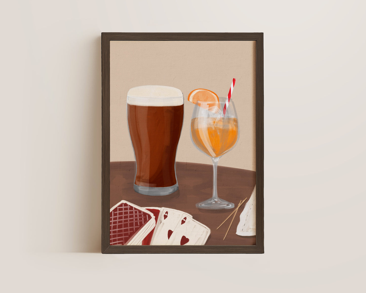 Ale & Orange Spritz Date Night Print