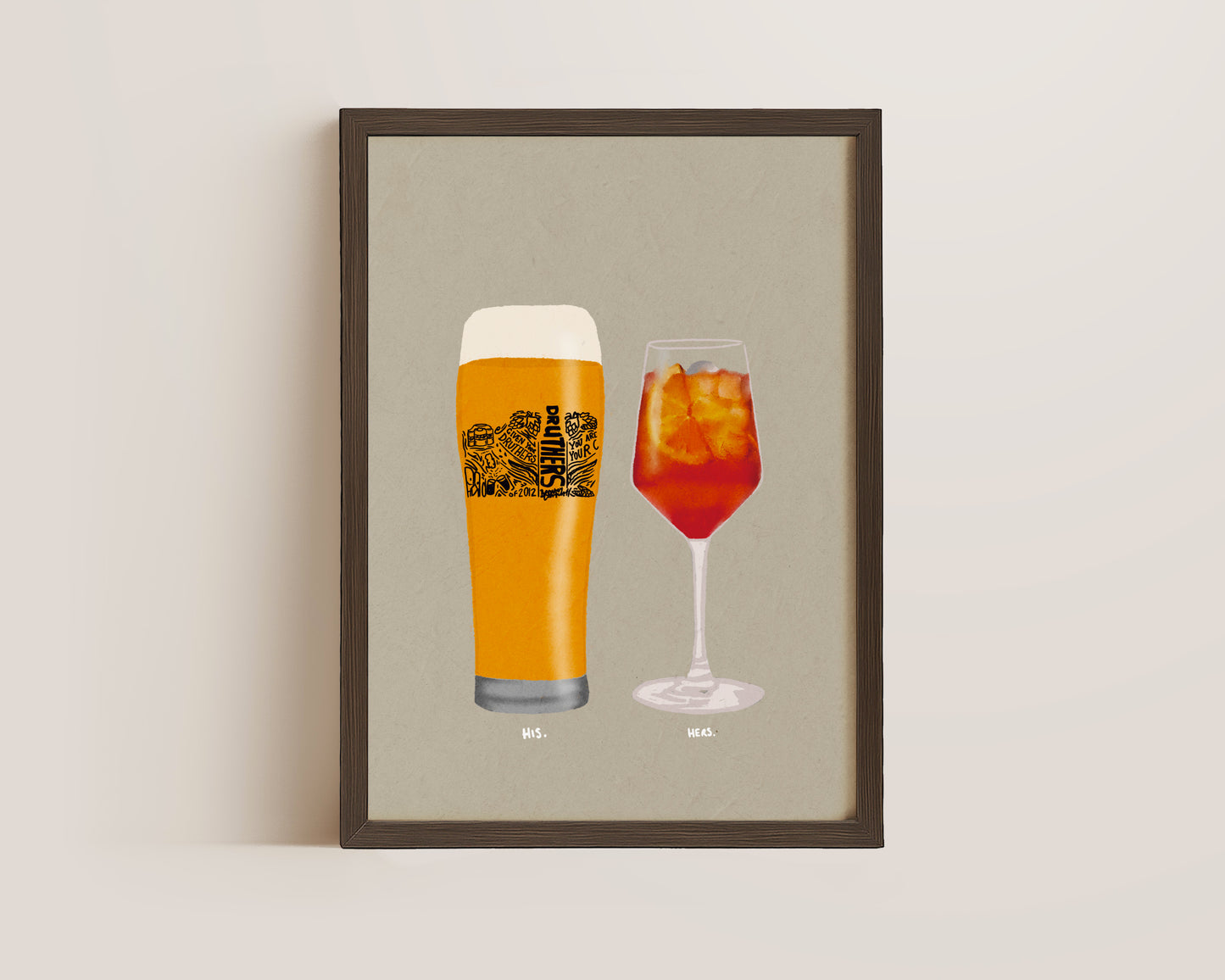 All In IPA & Aperol Spritz Print