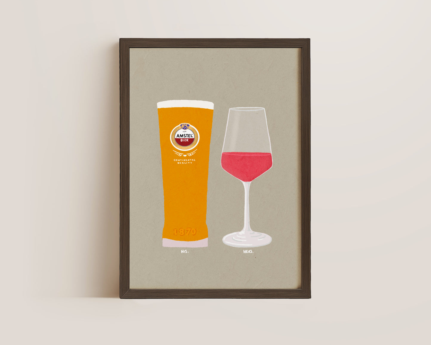 Amstel & Rose Print