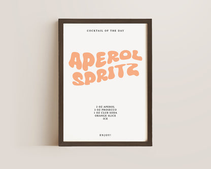 Aperol Spritz Recipe Print
