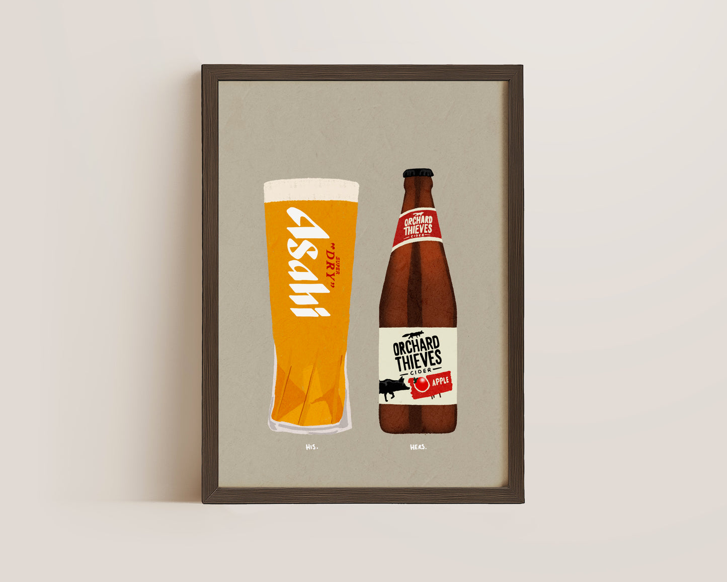 Asahi & Orchard Thieves Print