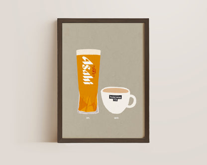 Asahi & Yorkshire Tea Print