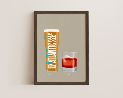 Atlantic Pale Ale & Negroni Print