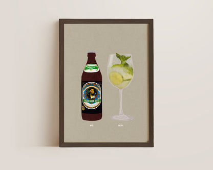 Augustiner & Hugo Spritz Print