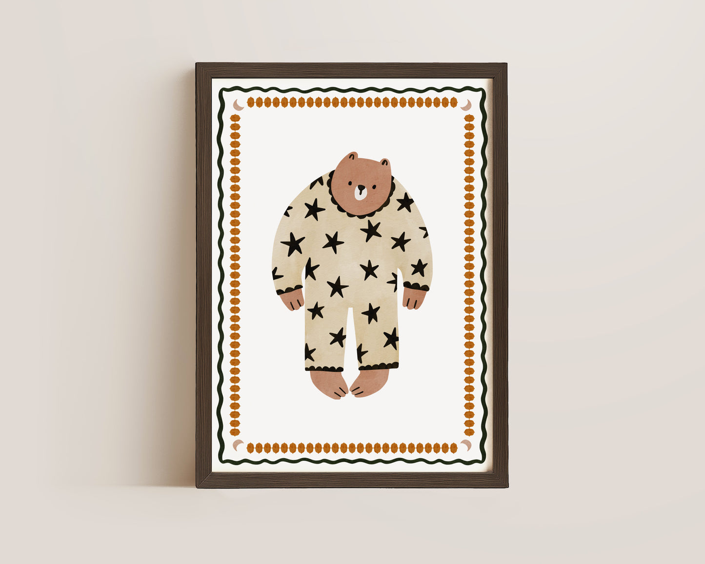 Bear In Pyjamas Print