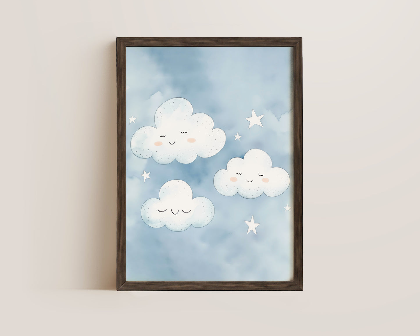 Blue Clouds Print