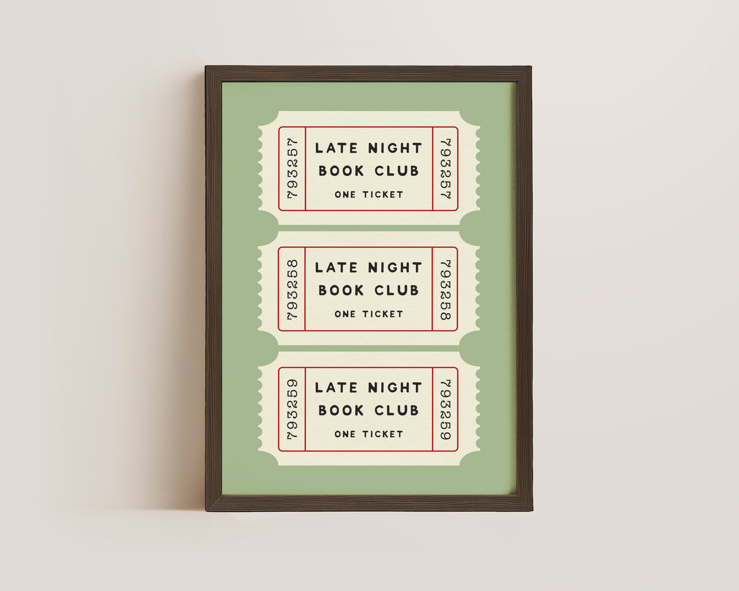 Late Night Book Club Print