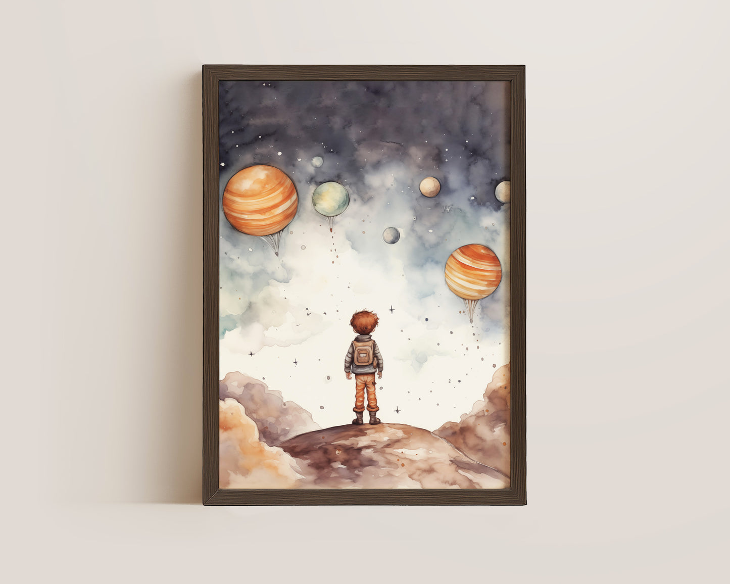 Boy In Space Print