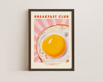 Breakfast Club Egg Print
