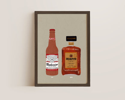Budweiser & Disaronno Print