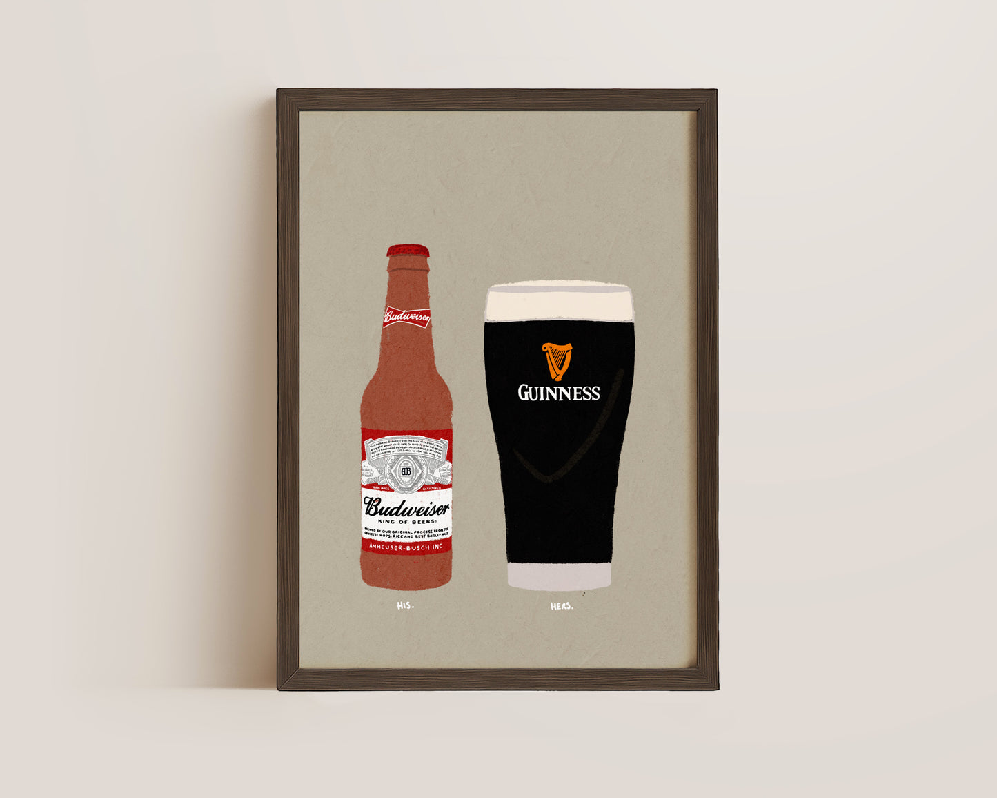 Budweiser & Guinness Print