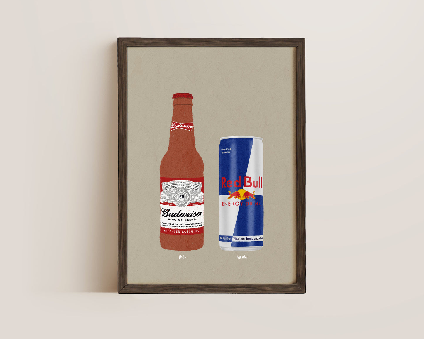 Budweiser & Red Bull Print