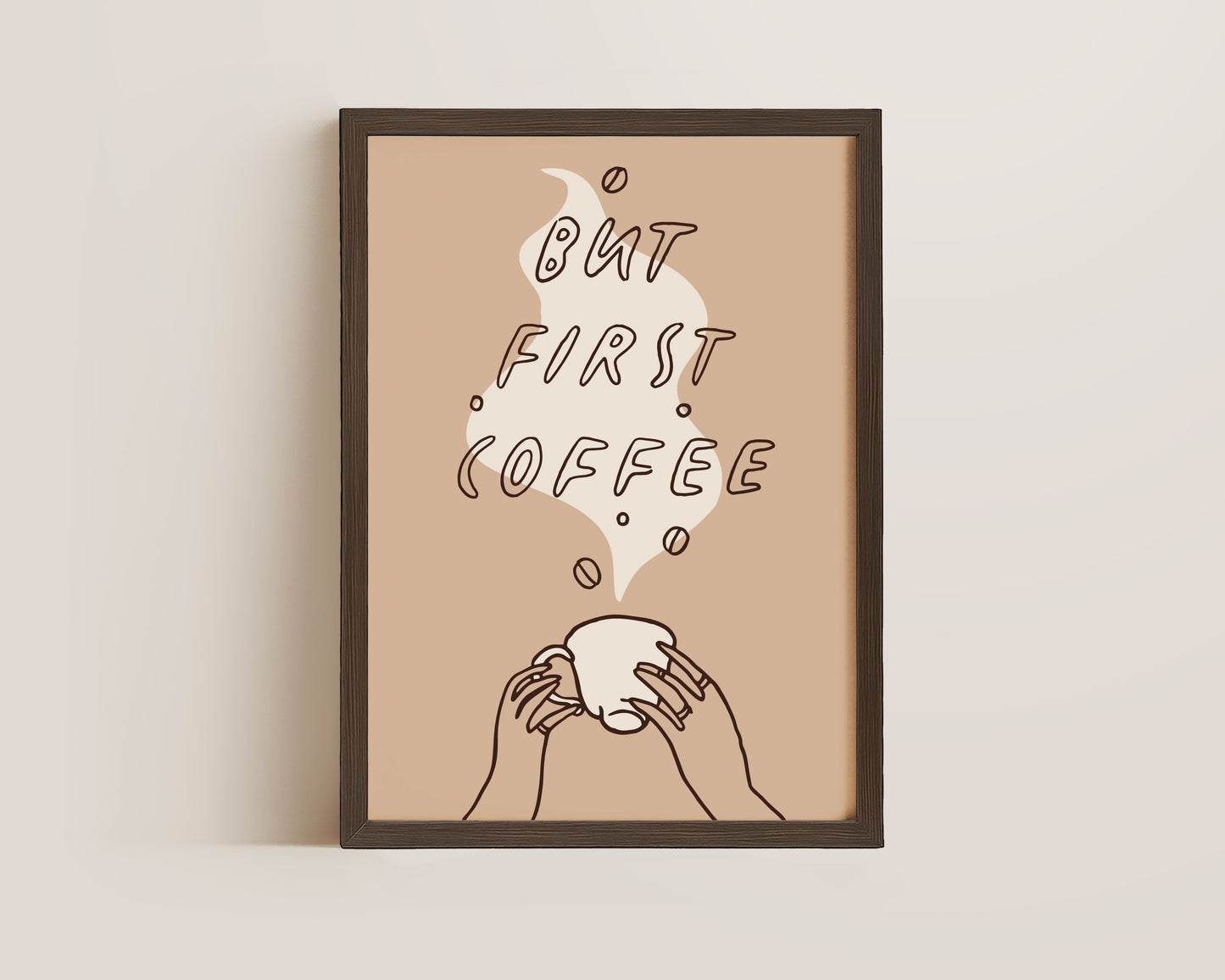But First Coffee Print