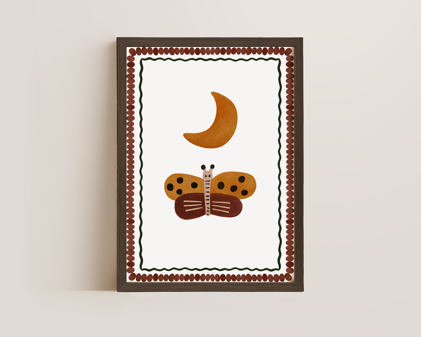 Butterfly & Moon Print