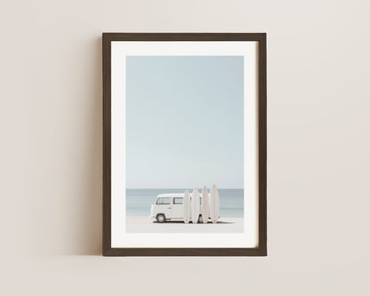 Camper Van Surf Print