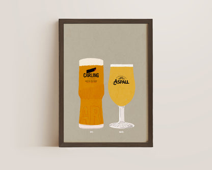 Carling & Aspall Print