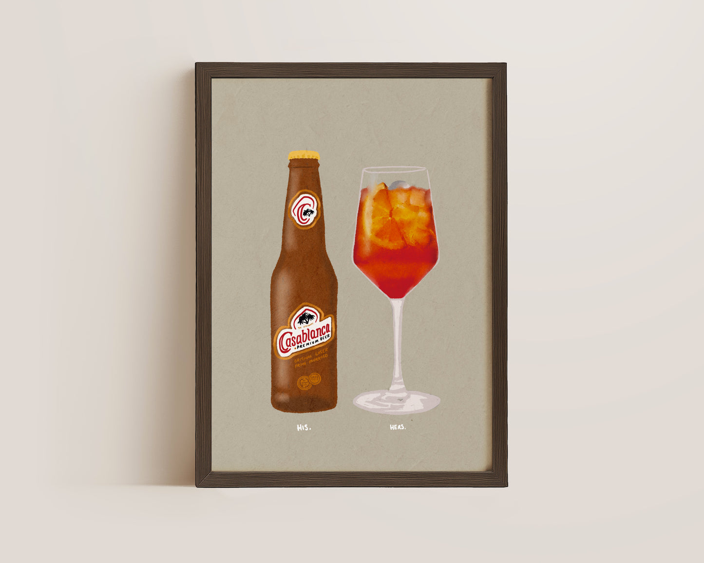 Casablanca Lager & Aperol Spritz Print
