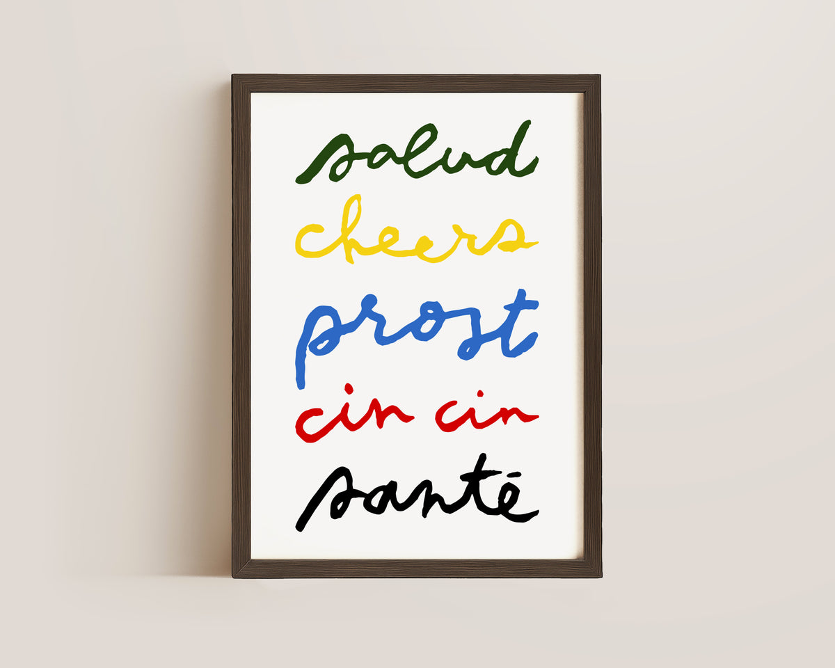 Cheers Languages Print
