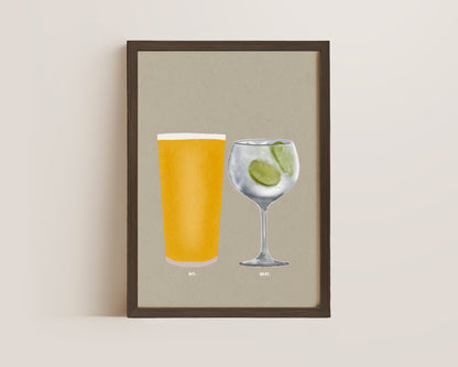 Cider & G&T Print