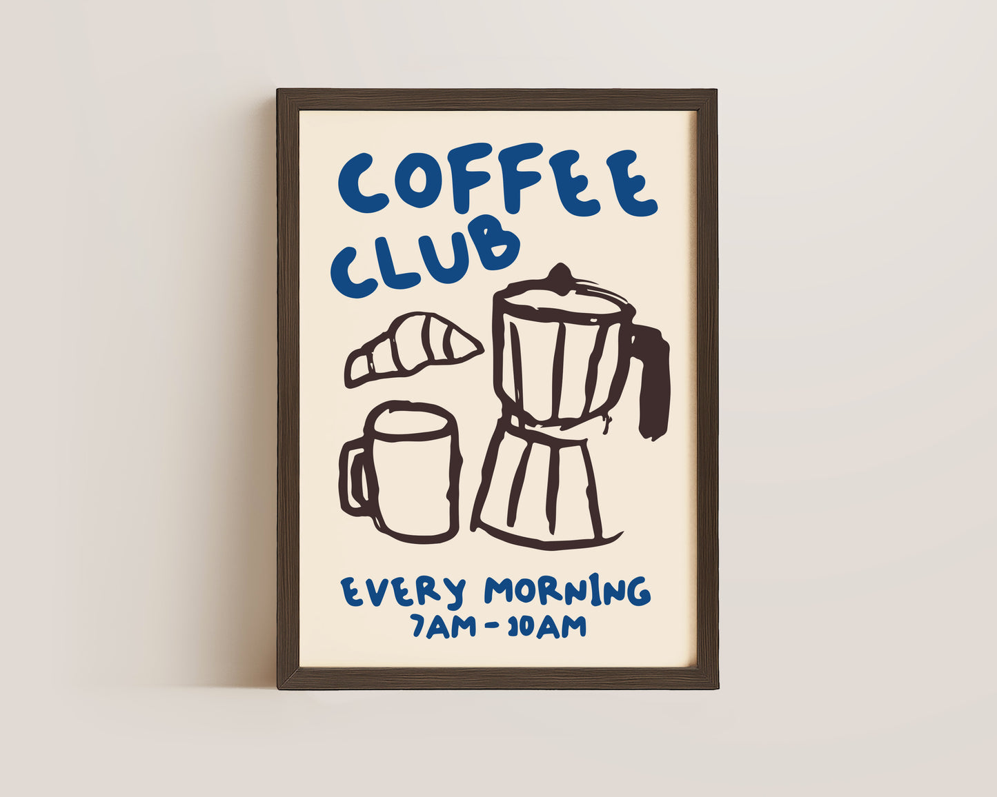 Coffee Club Print