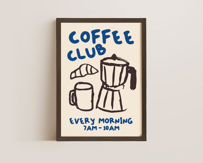 Coffee Club Print