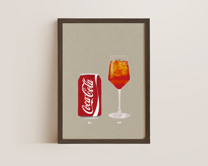 Coke & Aperol Spritz Print
