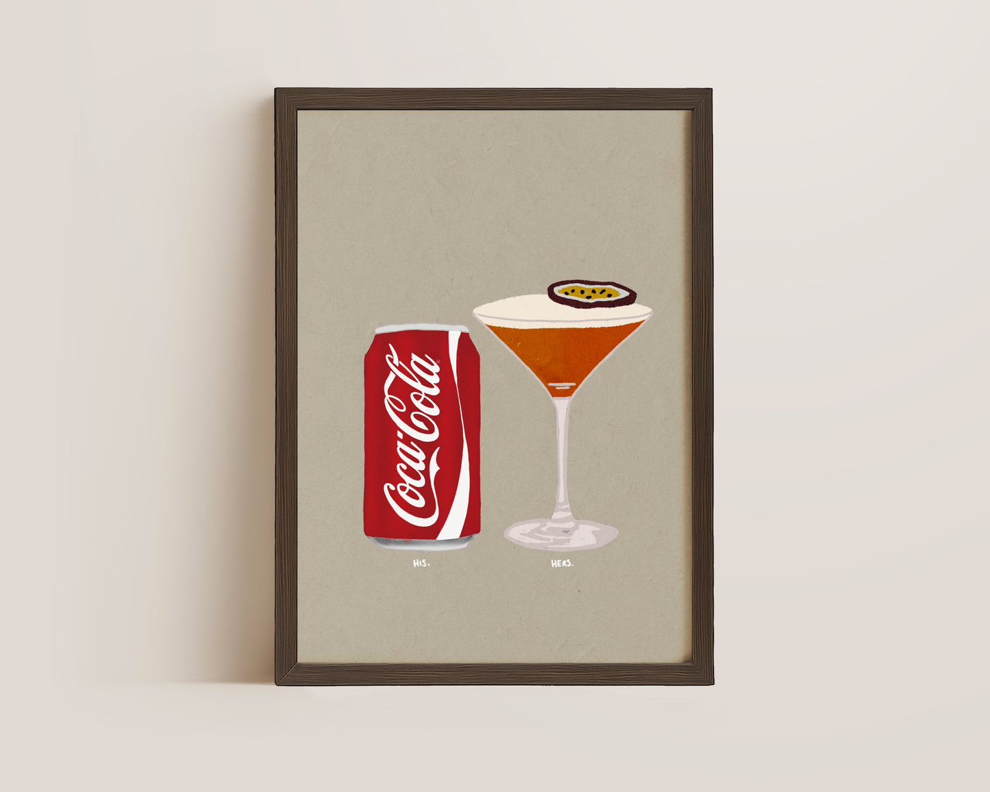 Coke & Pornstar Martini Print