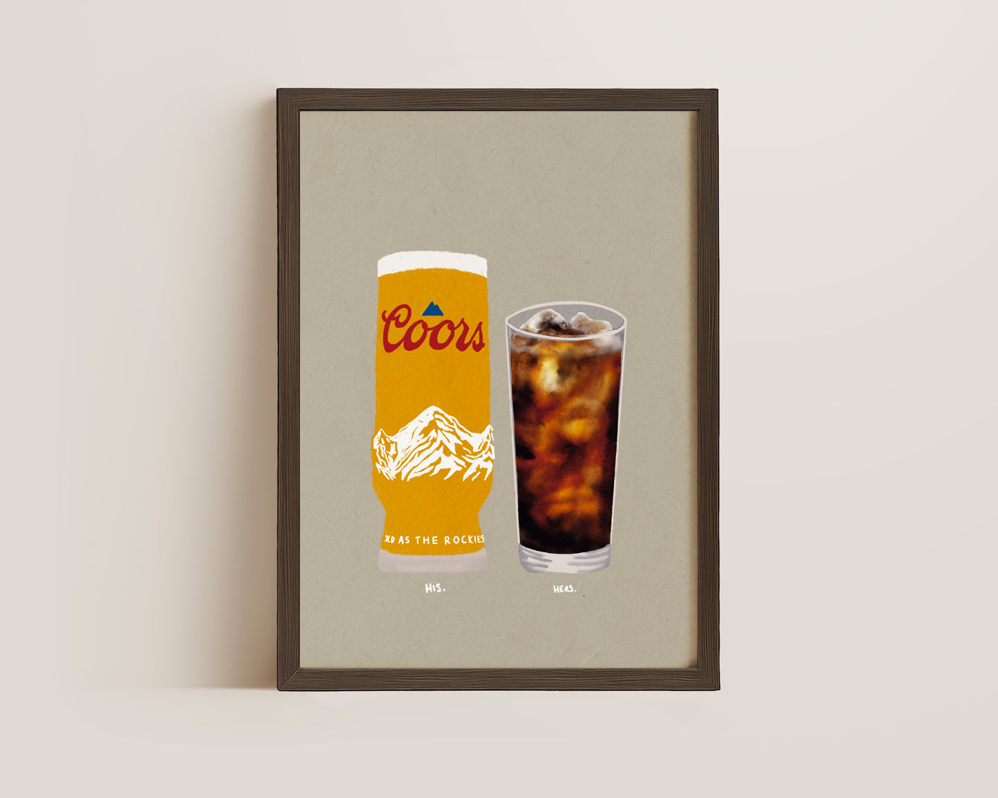 Coors & Malibu Coke Print