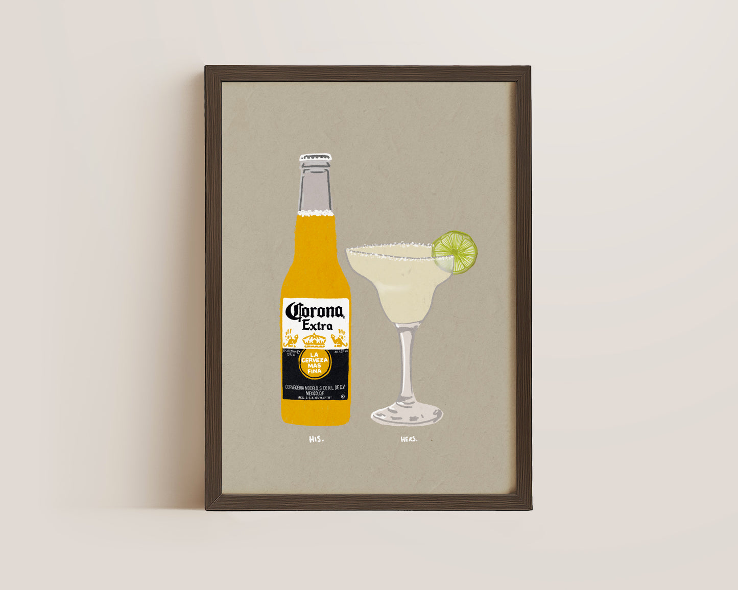 Corona & Margarita Print