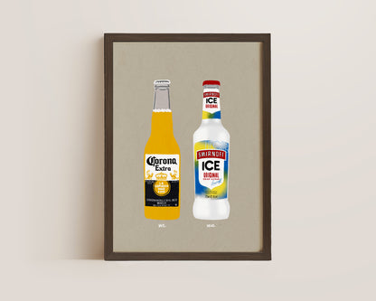 Corona & Smirnoff Ice Print