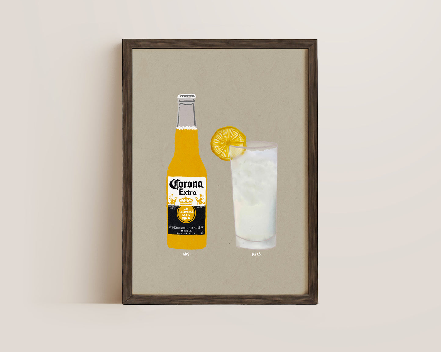Corona & Vodka Lemonade Print