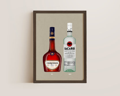 Courvoisier & Bacardi Print