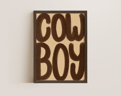 Cowboy Print