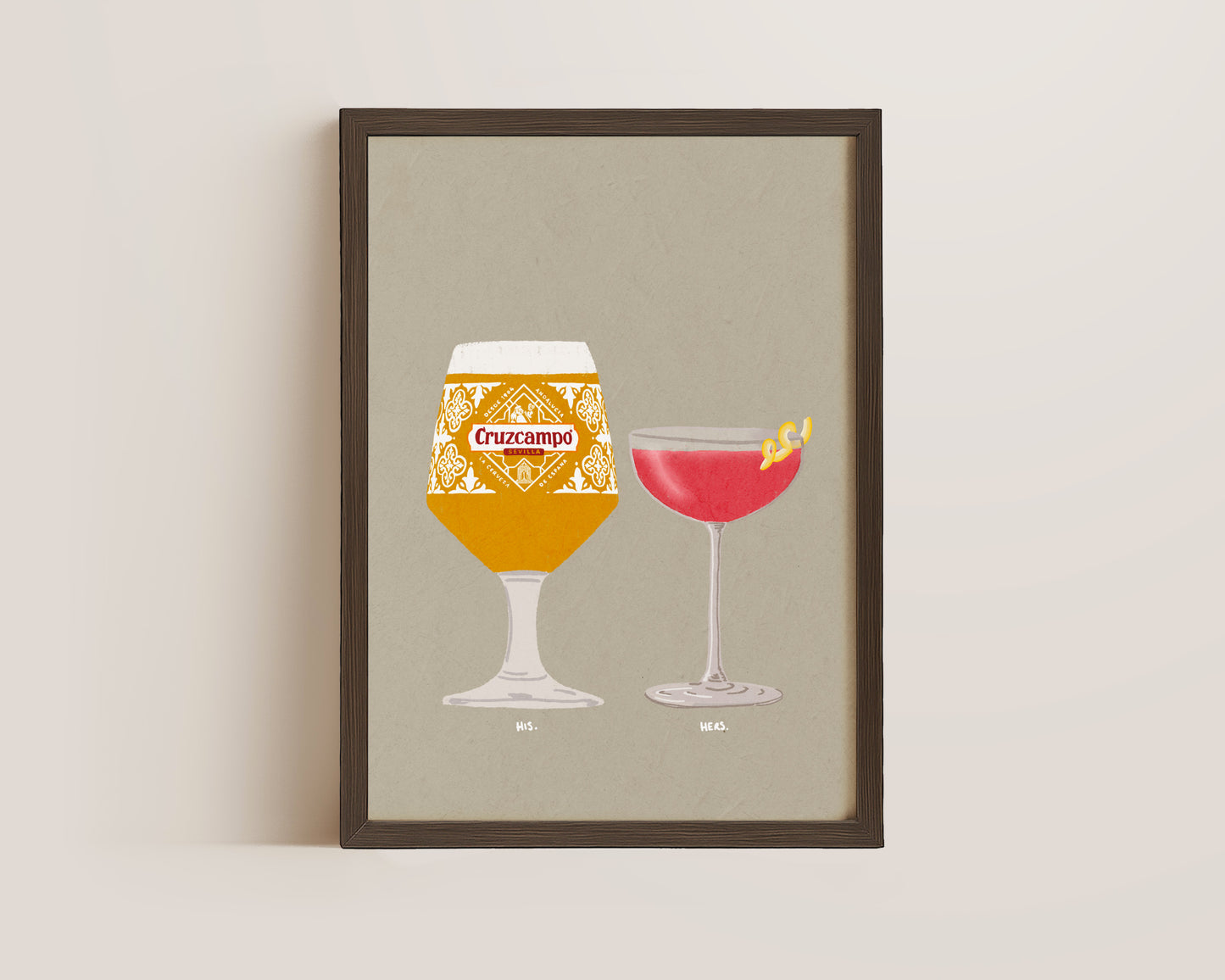 Cruzcampo & Cosmopolitan Print