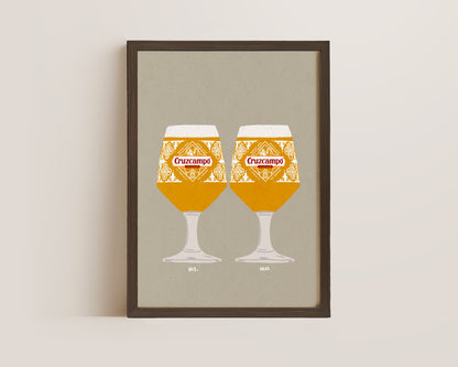 Cruzcampo & Cruzcampo Print