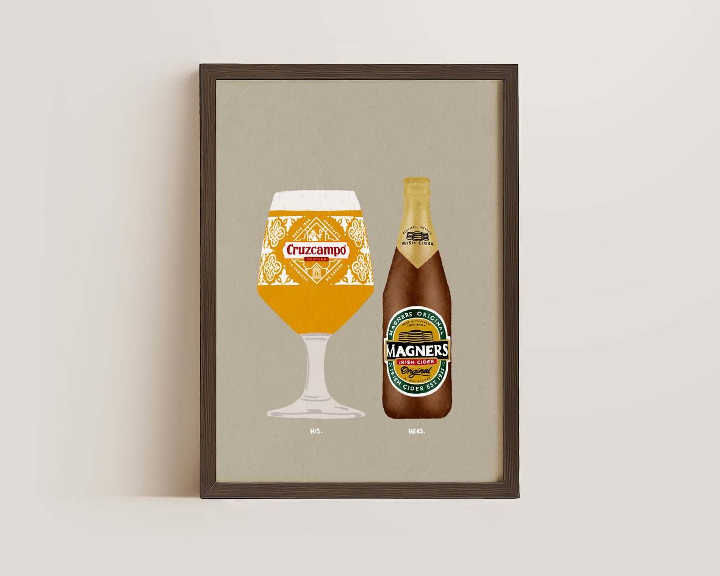 Cruzcampo & Magners Print