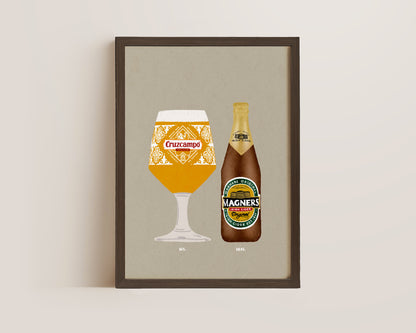 Cruzcampo & Magners Print