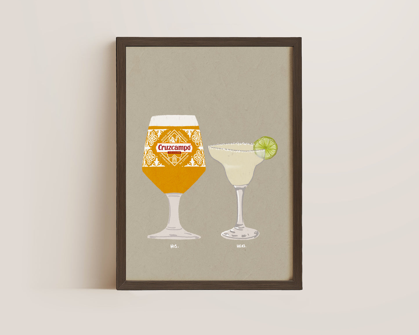 Cruzcampo & Margarita Print