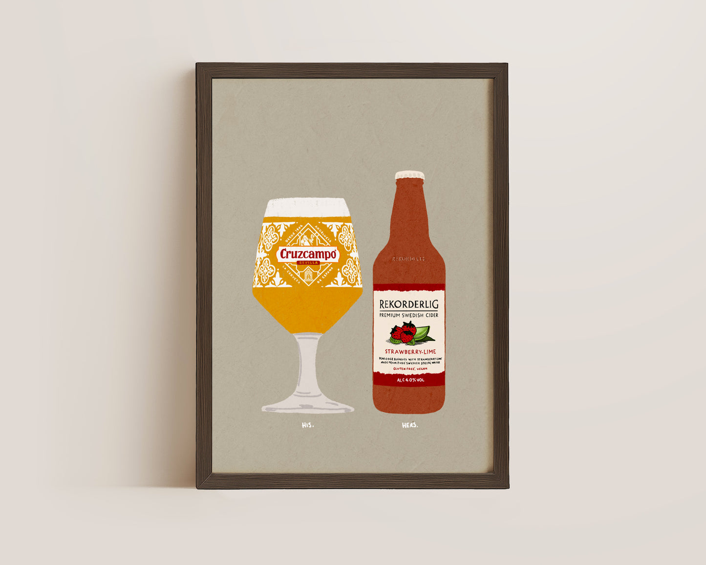 Cruzcampo & Rekorderlig Print