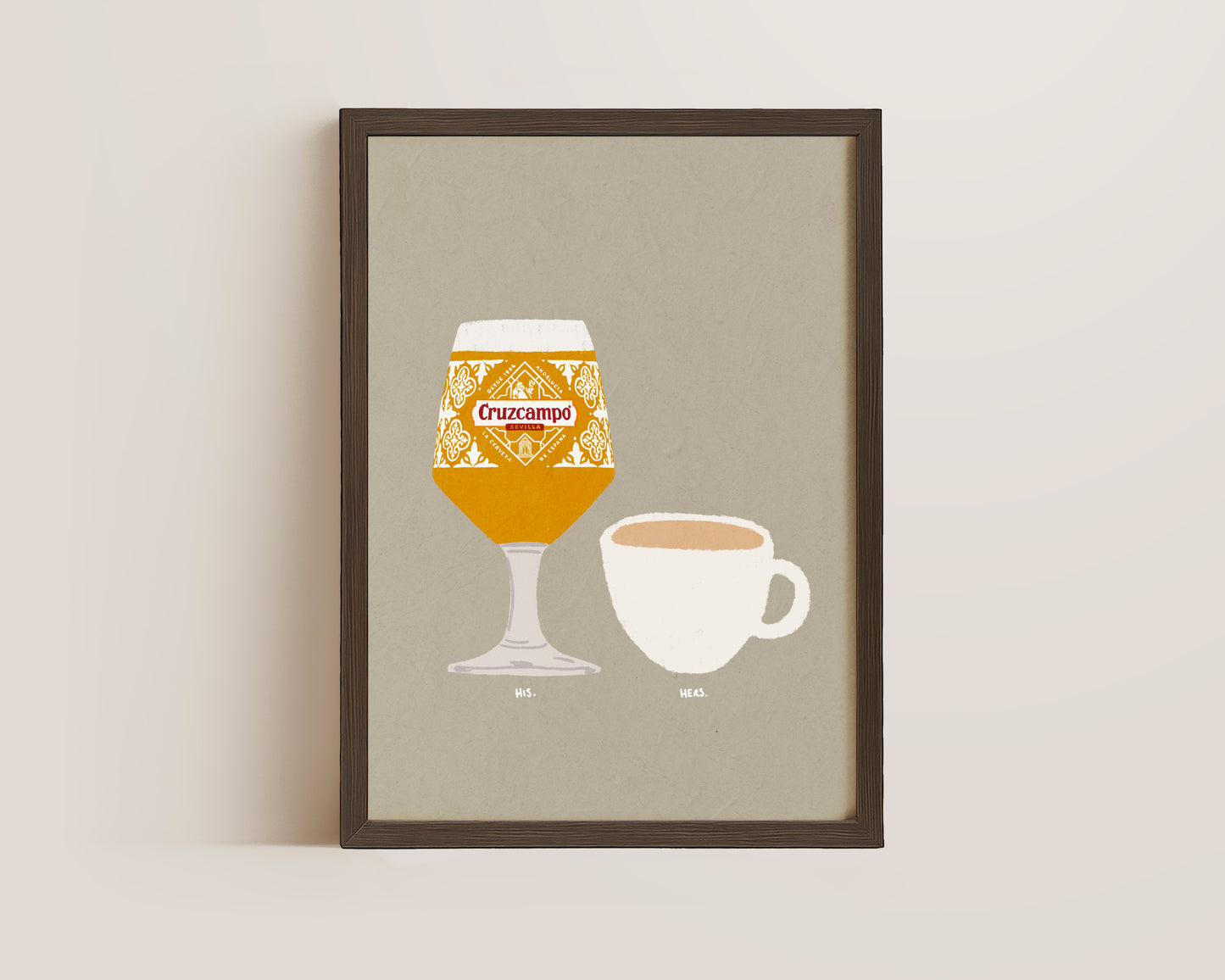 Cruzcampo & Cup Of Tea Print
