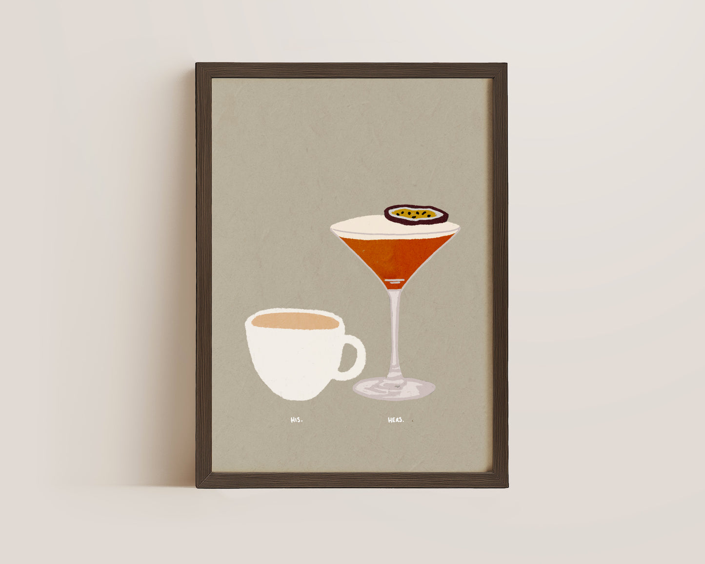 Cup of Tea & Pornstar Martini Print