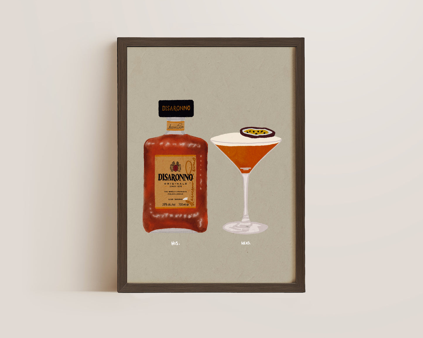 Disaronno & Pornstar Martini Print