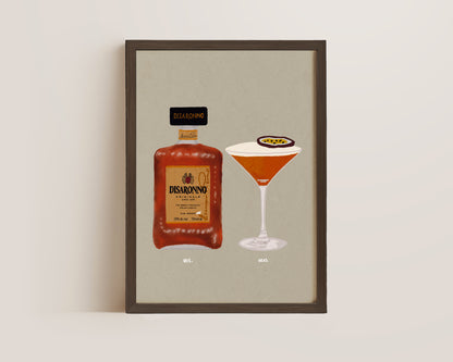 Disaronno & Pornstar Martini Print